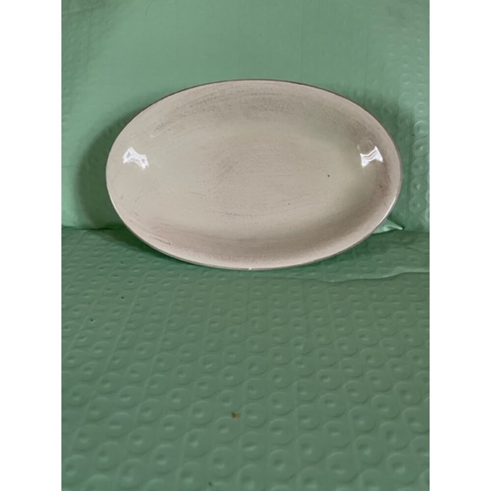 Oval Ceramic Soap Dish, Handpainted, Spa Collection Series